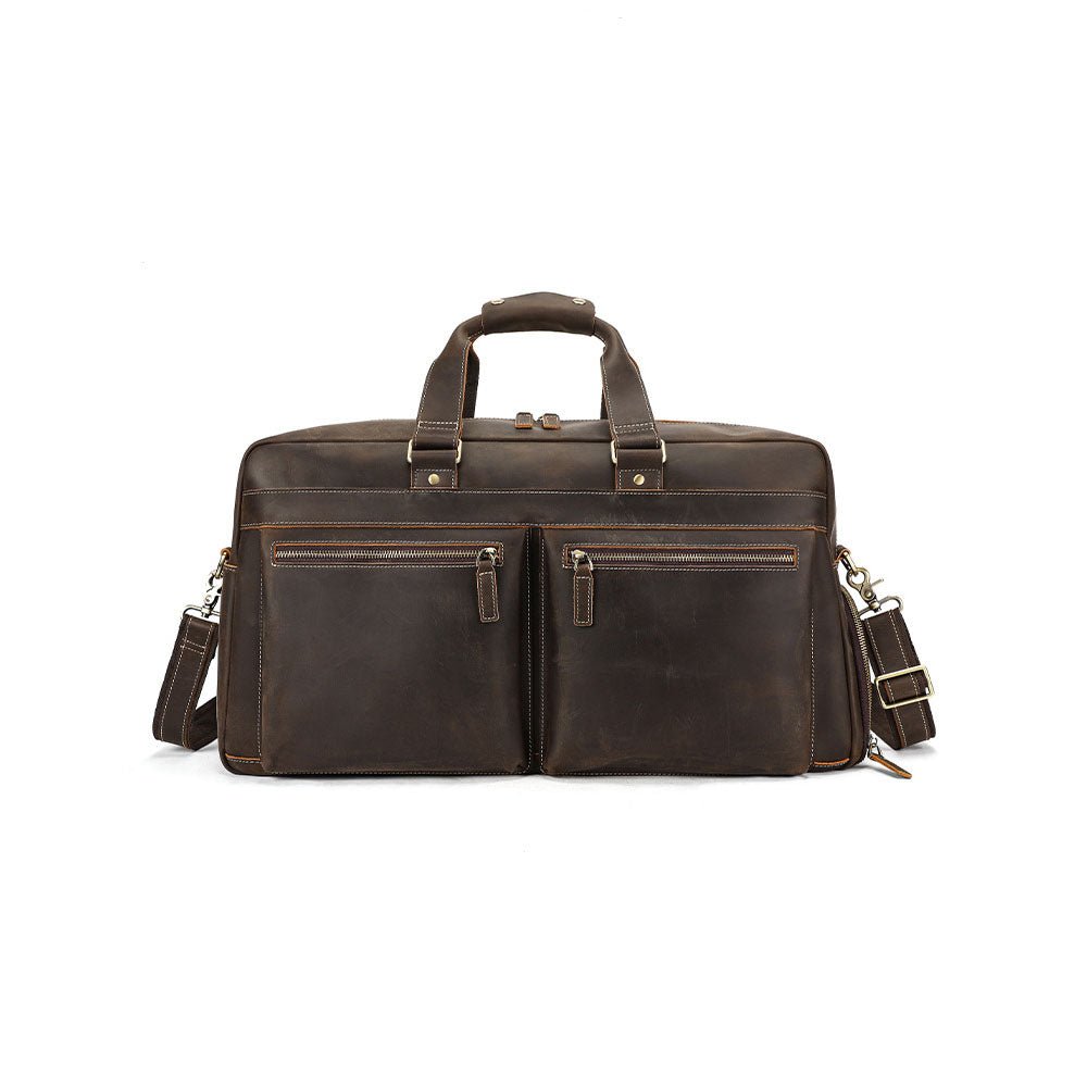 Moxlar Leather Travel Duffel Bag - Moderno Collections