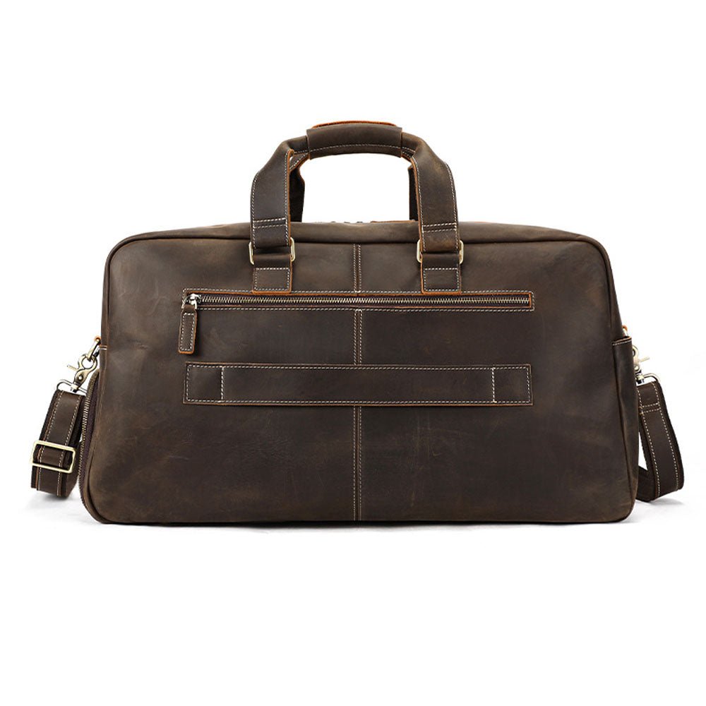 Moxlar Leather Travel Duffel Bag - Moderno Collections