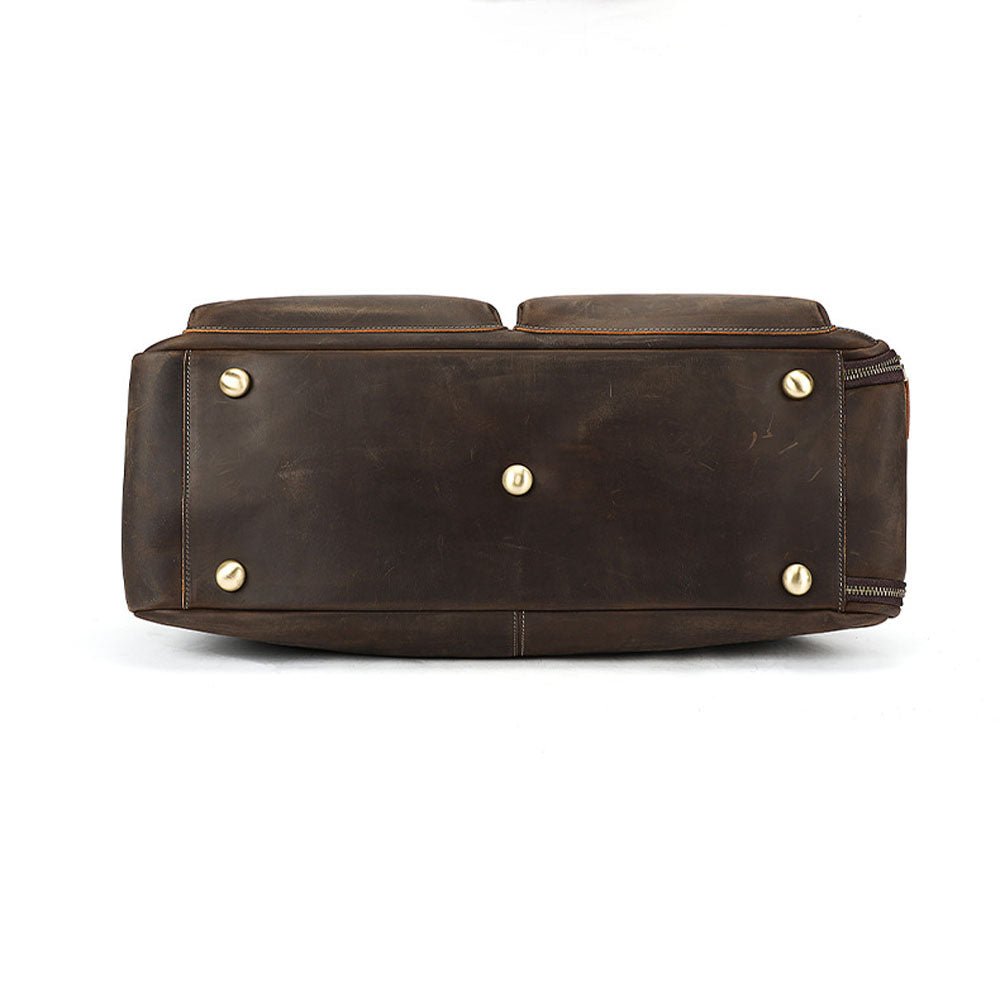 Moxlar Leather Travel Duffel Bag - Moderno Collections