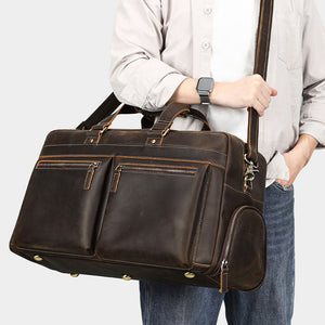 Thumbnail for Moxlar Leather Travel Duffel Bag - Moderno Collections