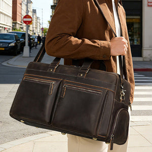 Thumbnail for Moxlar Leather Travel Duffel Bag - Moderno Collections