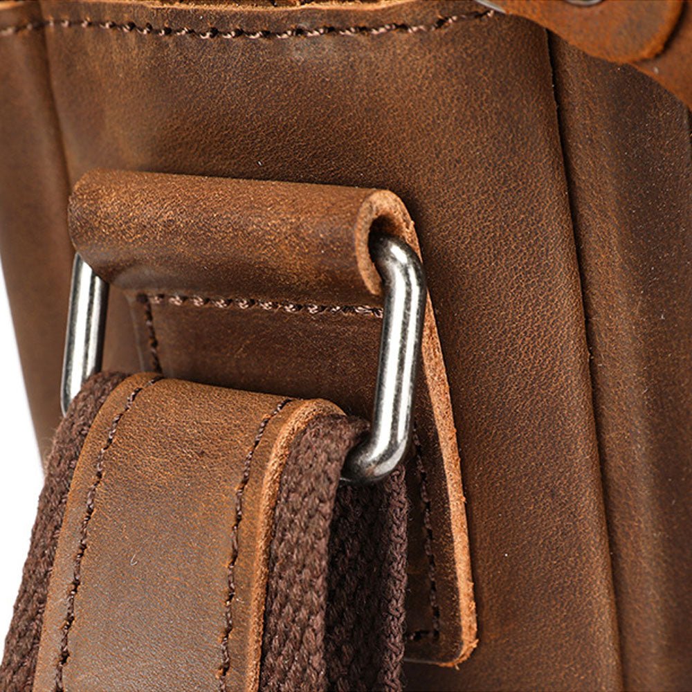 NomadFold Leather Messenger Bag - Moderno Collections