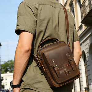 Thumbnail for NomadFold Leather Messenger Bag - Moderno Collections