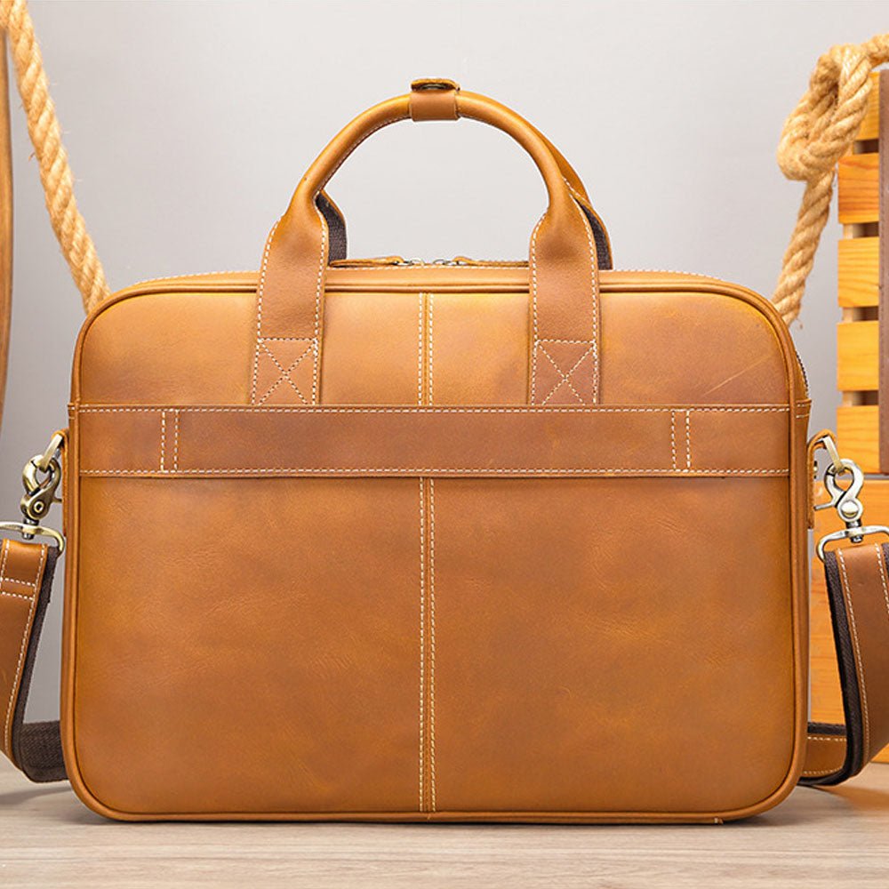 Pathfinder Leather Messenger Bag - Moderno Collections