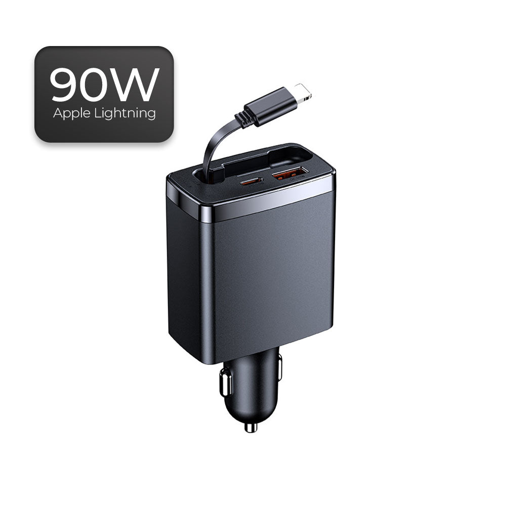 PowerDrive 65W Retractable Car Charger - Moderno Collections