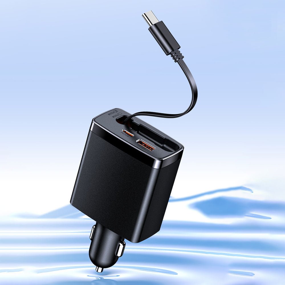 PowerDrive 65W Retractable Car Charger - Moderno Collections