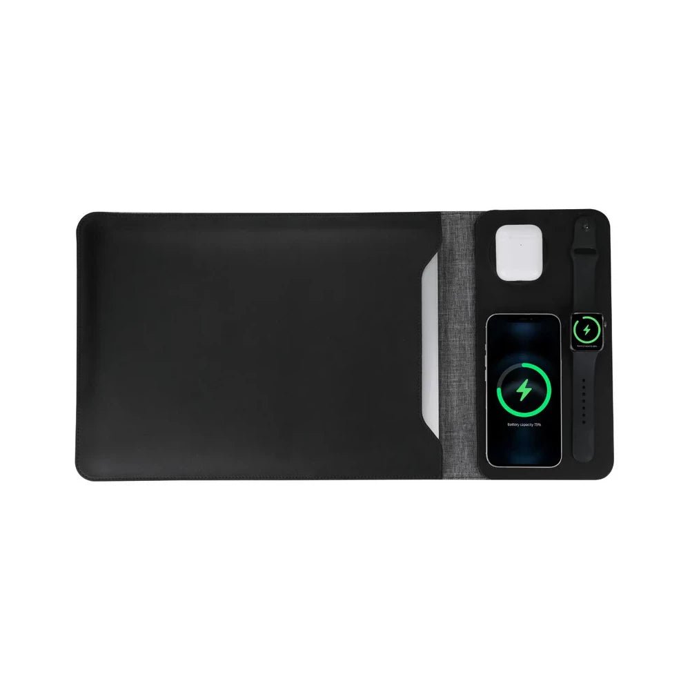PowerPad Pro 3 in 1 Wireless Charger & Laptop Sleeve - Moderno Collections
