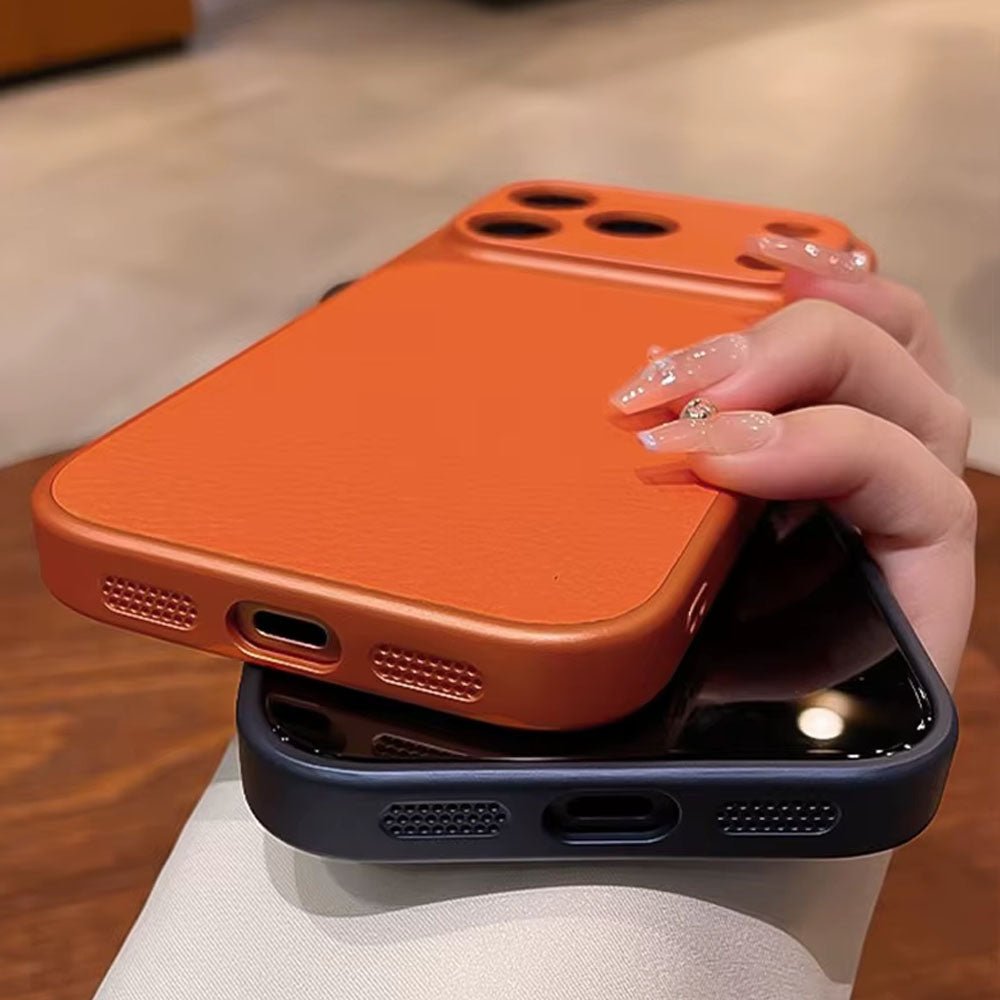 Premium Leather Texture iPhone Case - Moderno Collections