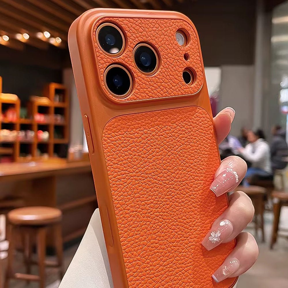 Premium Leather Texture iPhone Case - Moderno Collections