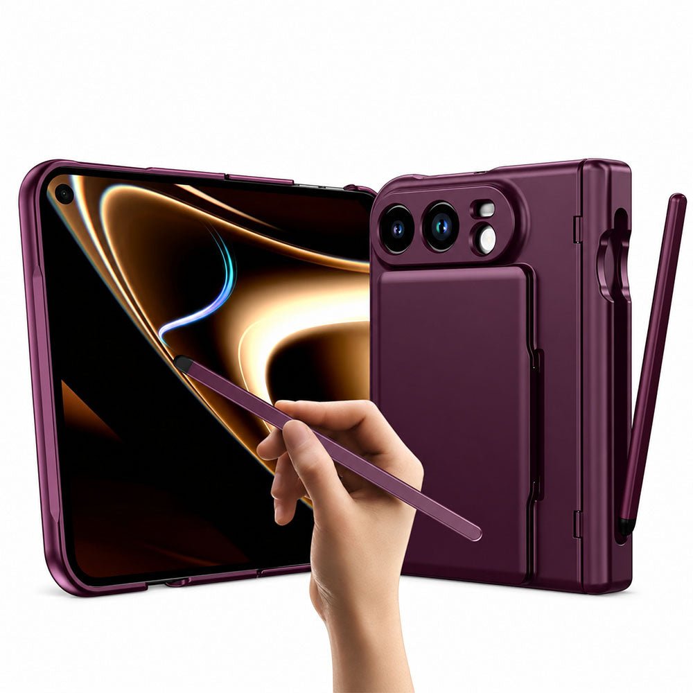 Premium Protective iPhone Duo Case with Card Slot & Kickstand - Moderno Collections