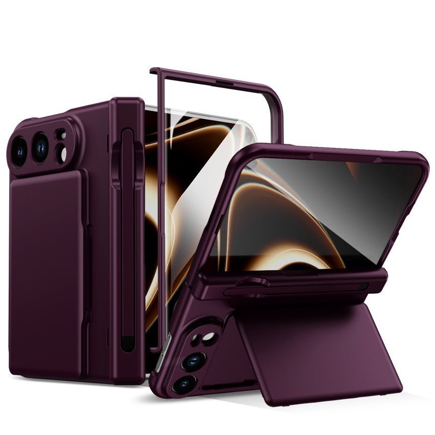 Premium Protective iPhone Duo Case with Card Slot & Kickstand - Moderno Collections