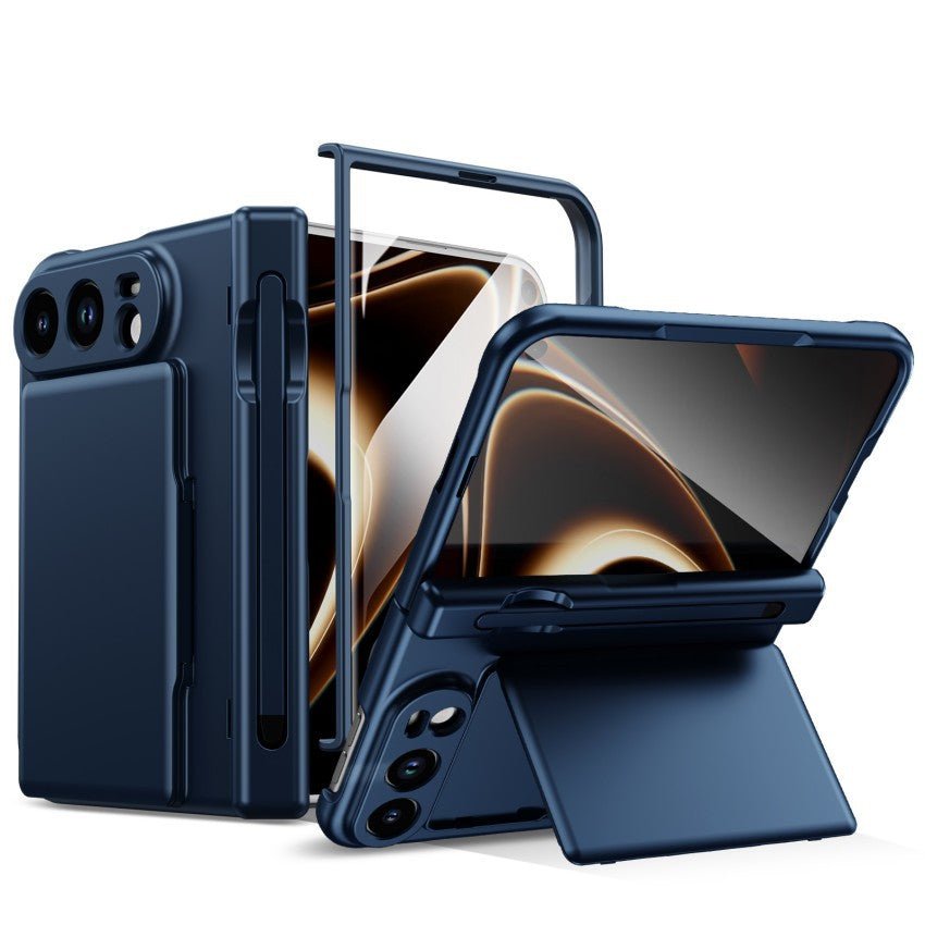 Premium Protective iPhone Duo Case with Card Slot & Kickstand - Moderno Collections