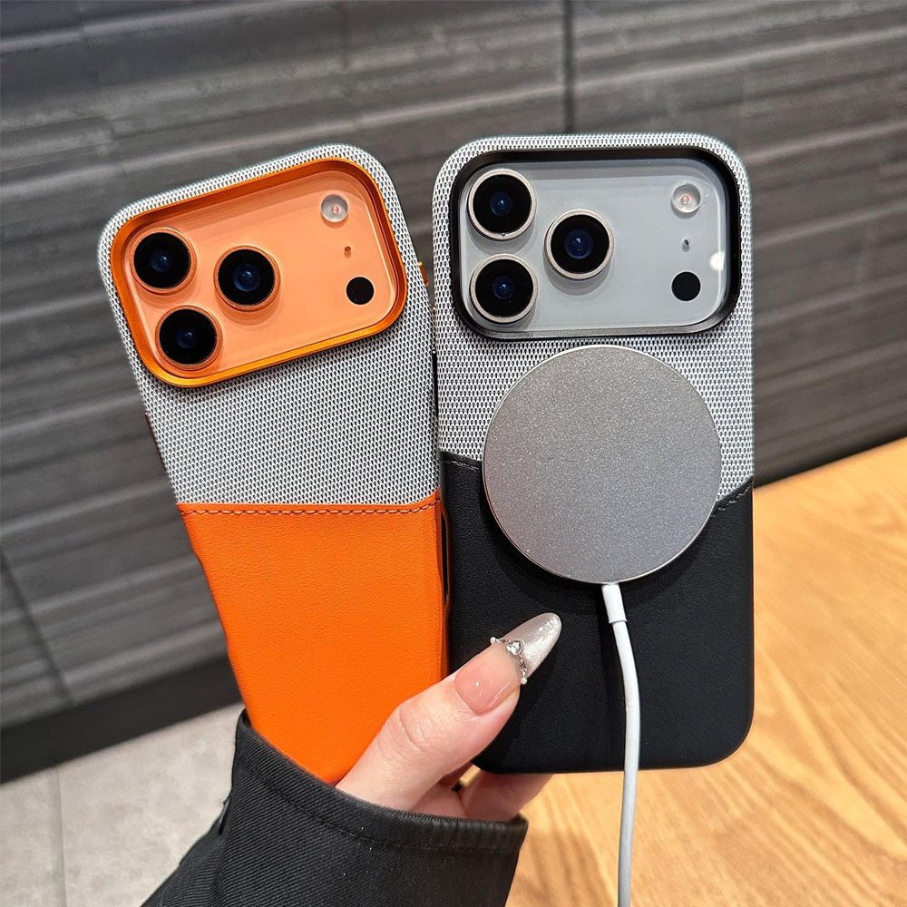 Premium Vegan Leather iPhone Case - Moderno Collections