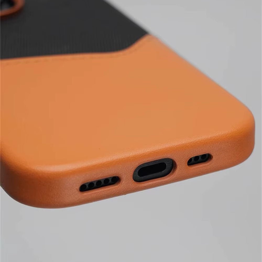 Premium Vegan Leather iPhone Case - Moderno Collections