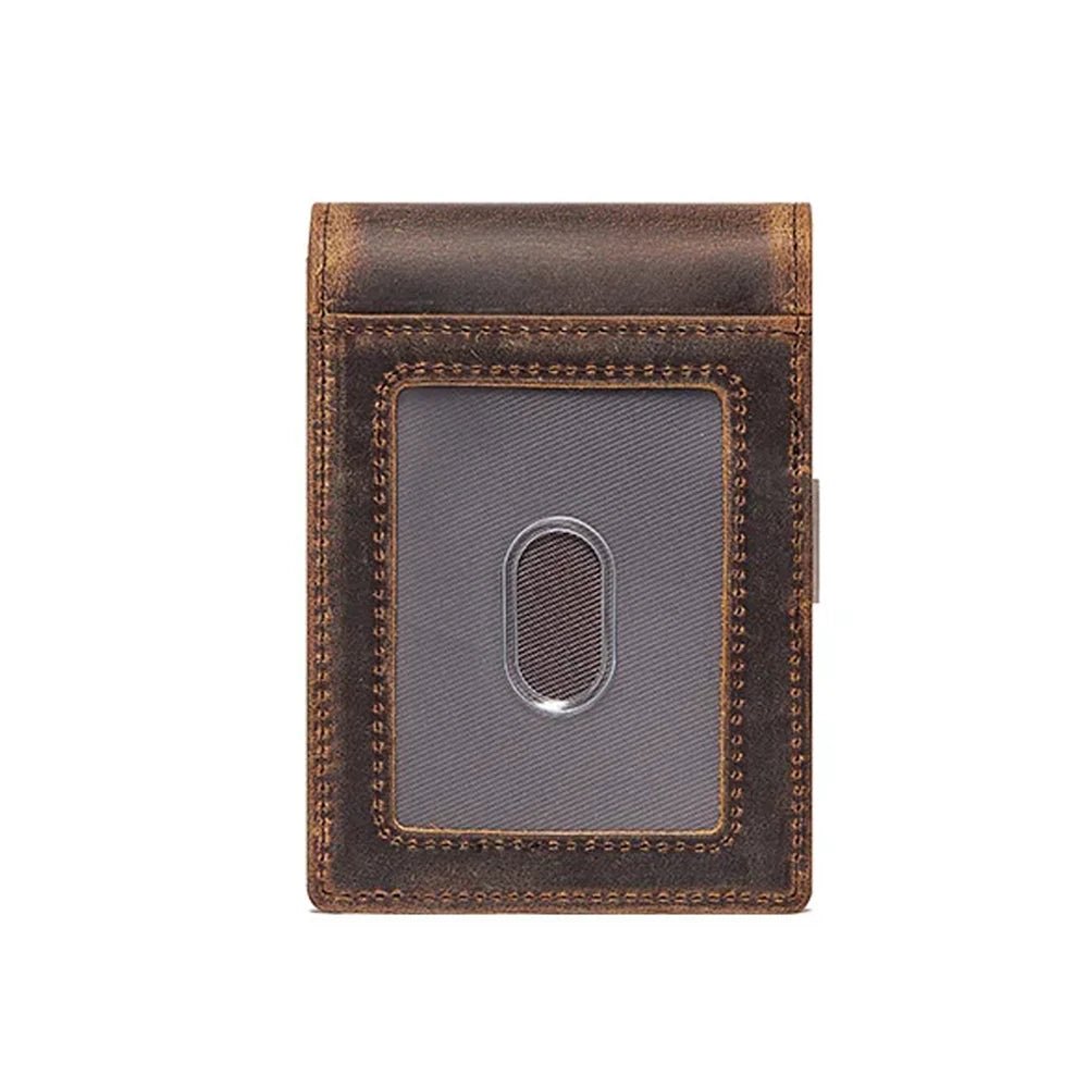 PrimeMark Genuine Leather AirTag Wallet - Moderno Collections