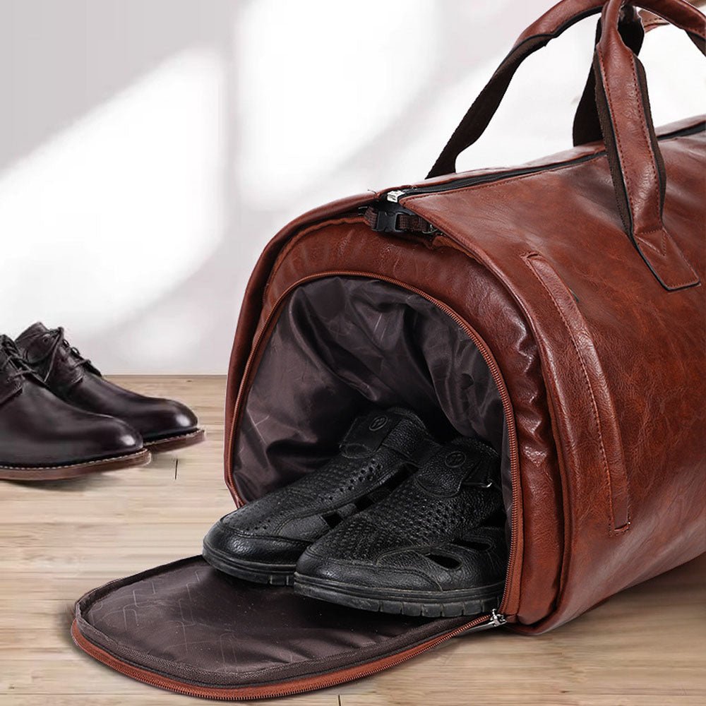 Retro Executive Suit Duffel Bag - Moderno Collections