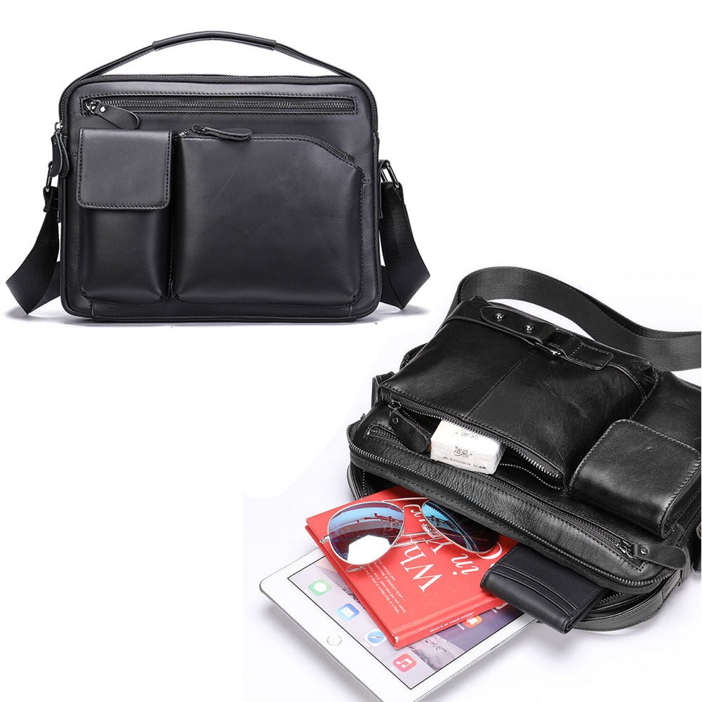 RetroFlex Genuine Leather Messenger Bag - Moderno Collections