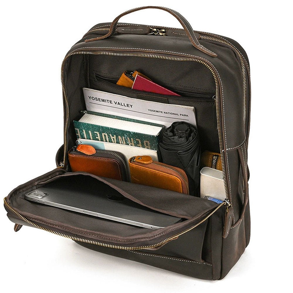 Roamer Legacy Leather Backpack - Moderno Collections