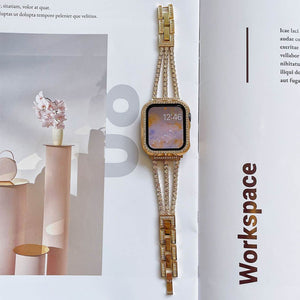 Thumbnail for RoséGlow Apple Watch Band - Moderno Collections