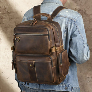 Thumbnail for Rustbelt Leather Backpack - Moderno Collections