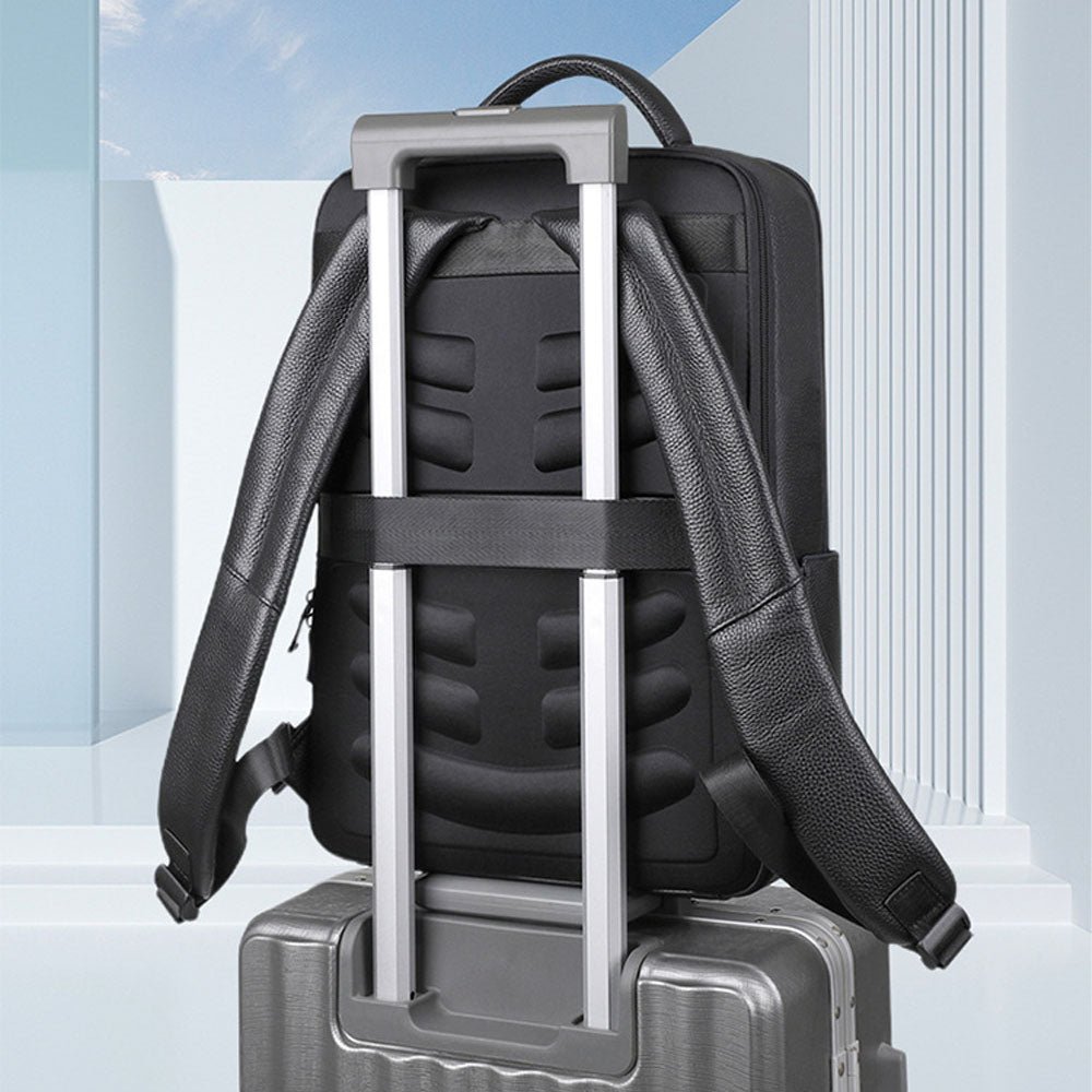 SmartHaul Pro Leather Backpack - Moderno Collections