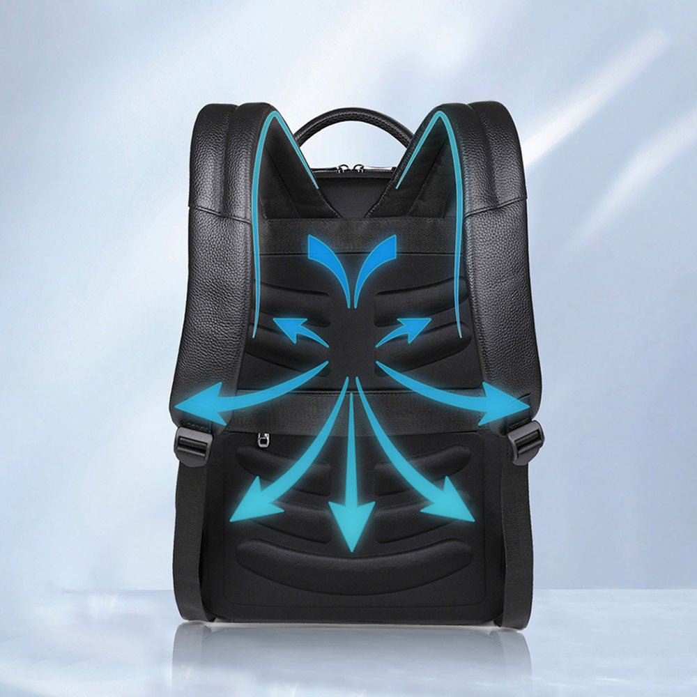 SmartHaul Pro Leather Backpack - Moderno Collections