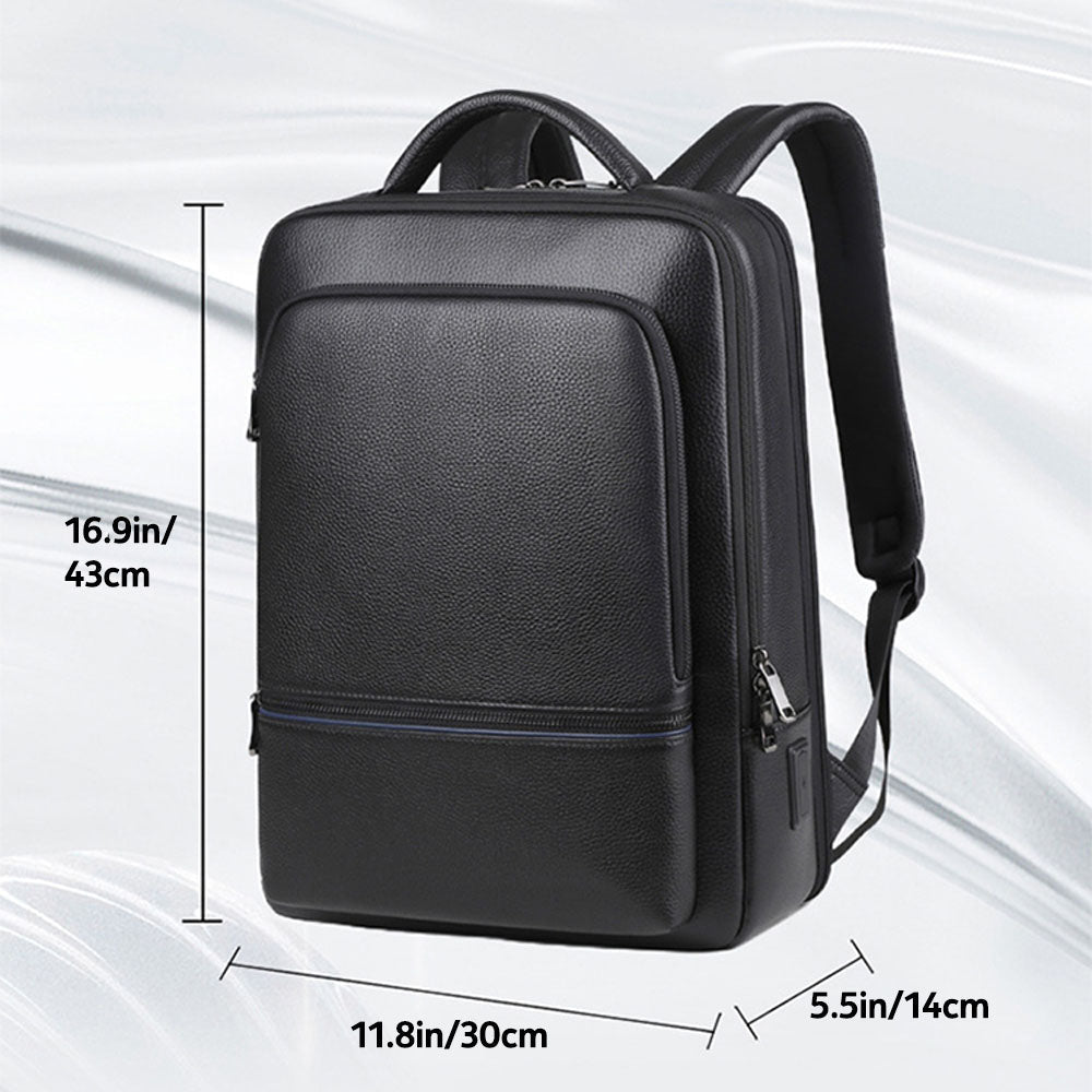 SmartHaul Pro Leather Backpack - Moderno Collections