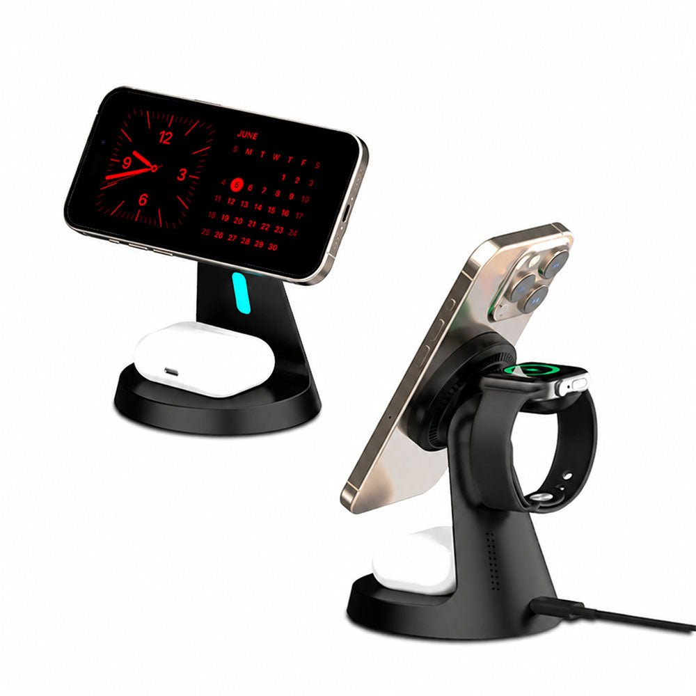 SnapStack 3-in-1 MagSafe Wireless Charger - Moderno Collections