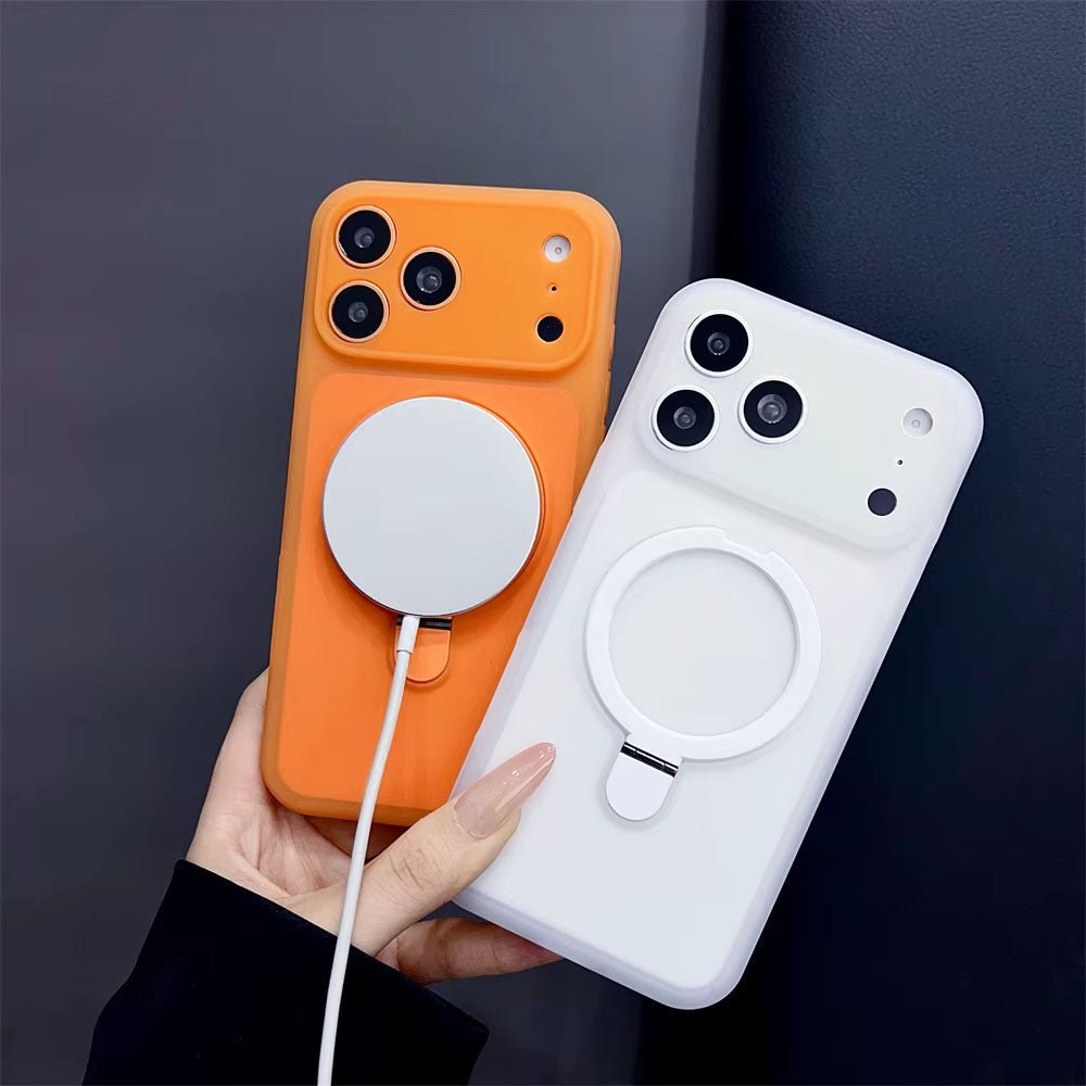SnapStand Matte Silicone iPhone Case - Moderno Collections