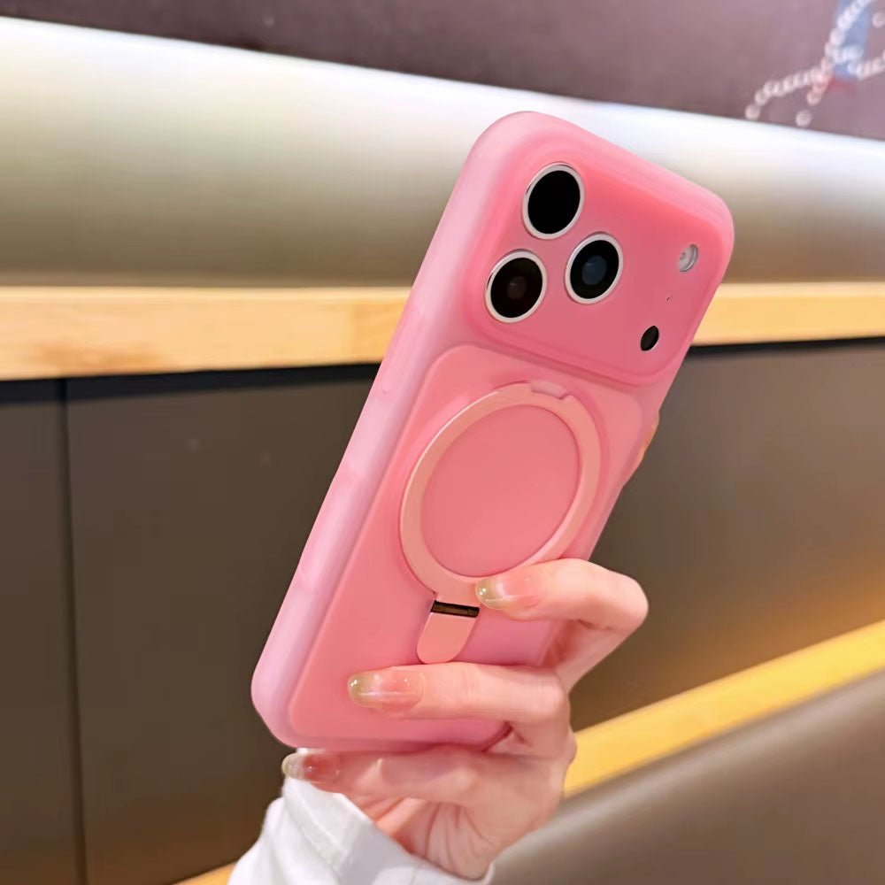 SnapStand Matte Silicone iPhone Case - Moderno Collections