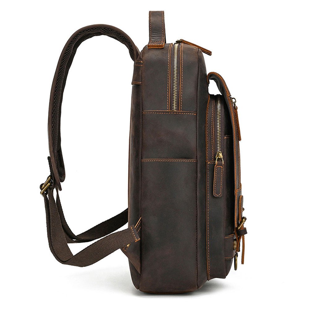 Statesman Leather Travel Backpack - Moderno Collections