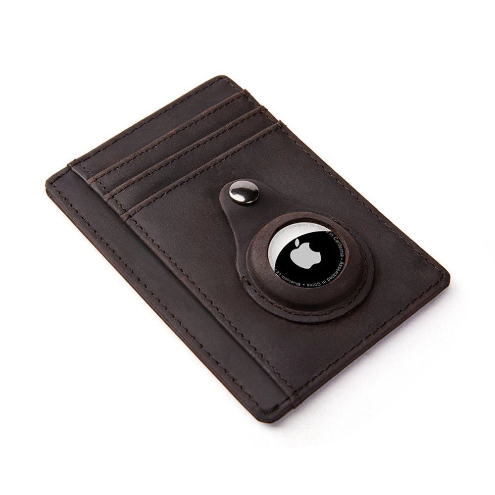 StormShield Leather AirTag Wallet - Moderno Collections