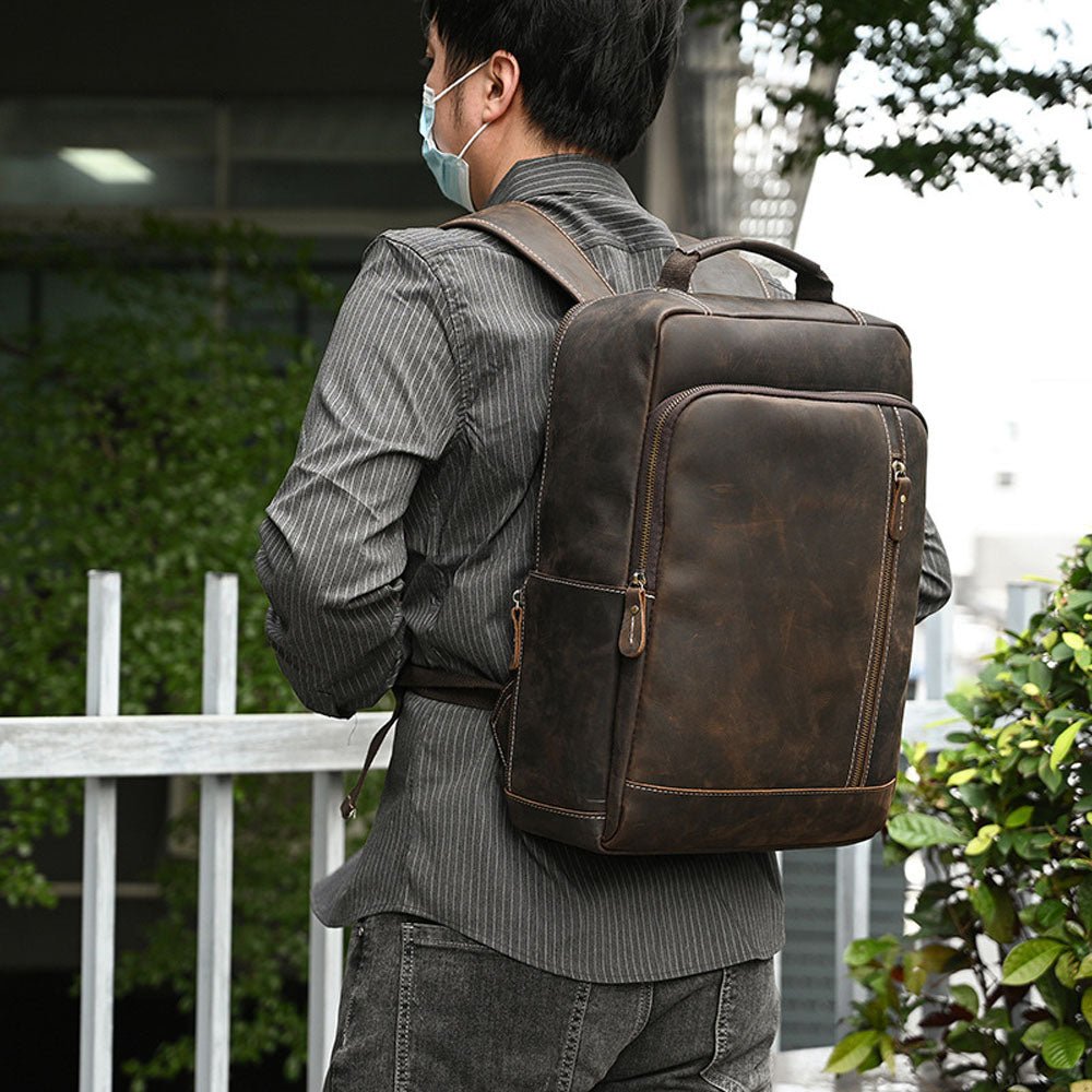 Strata Rogue Leather Backpack - Moderno Collections