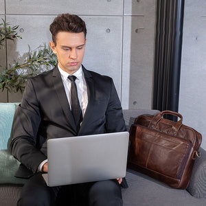 Thumbnail for StridePack Leather Messenger Bag - Moderno Collections