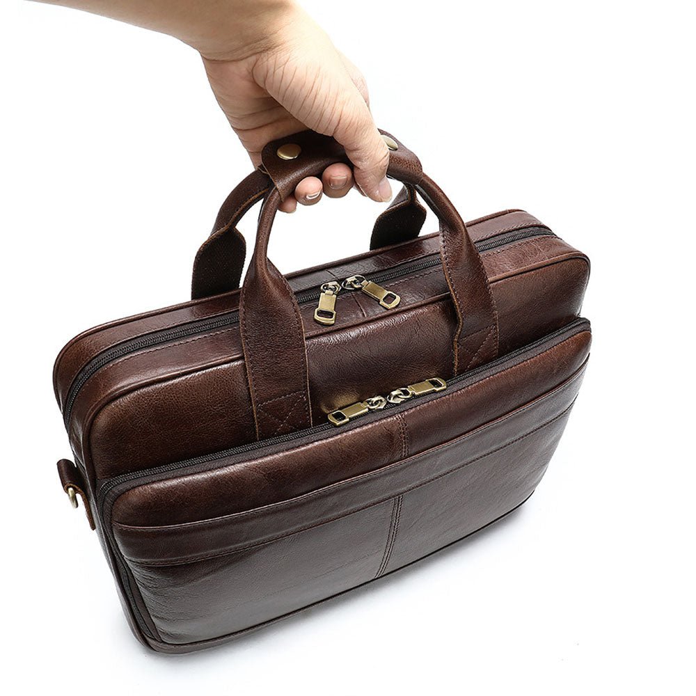 StridePack Leather Messenger Bag - Moderno Collections