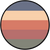 Sunset with Black Metal Frame / Built-in
