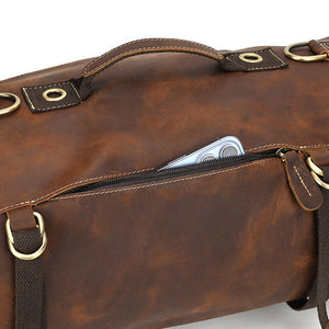 Thumbnail for Tri - Carry Travel Leather Backpack - Moderno Collections