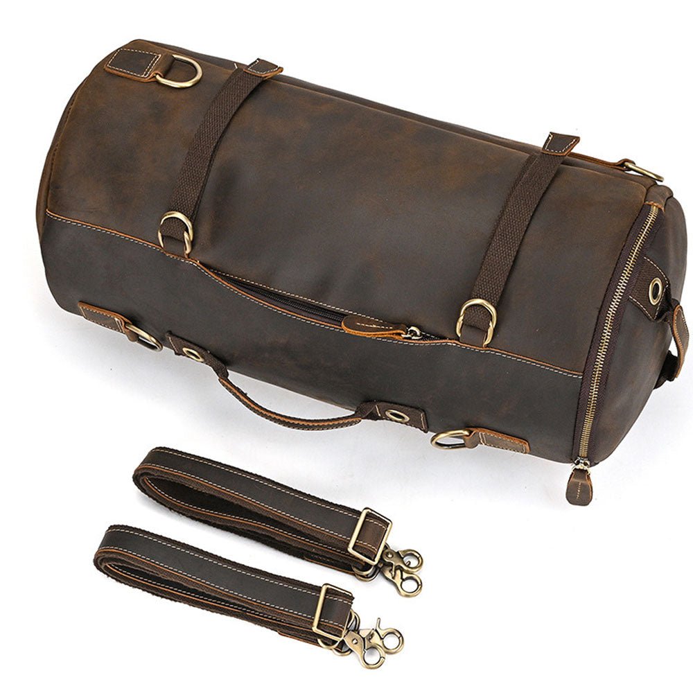 Tri - Carry Travel Leather Backpack - Moderno Collections