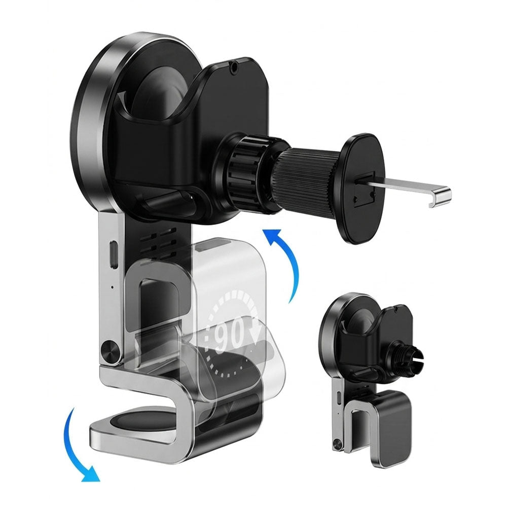 Tridock 3 in 1 Magnetic Car Charger & Holder - Moderno Collections