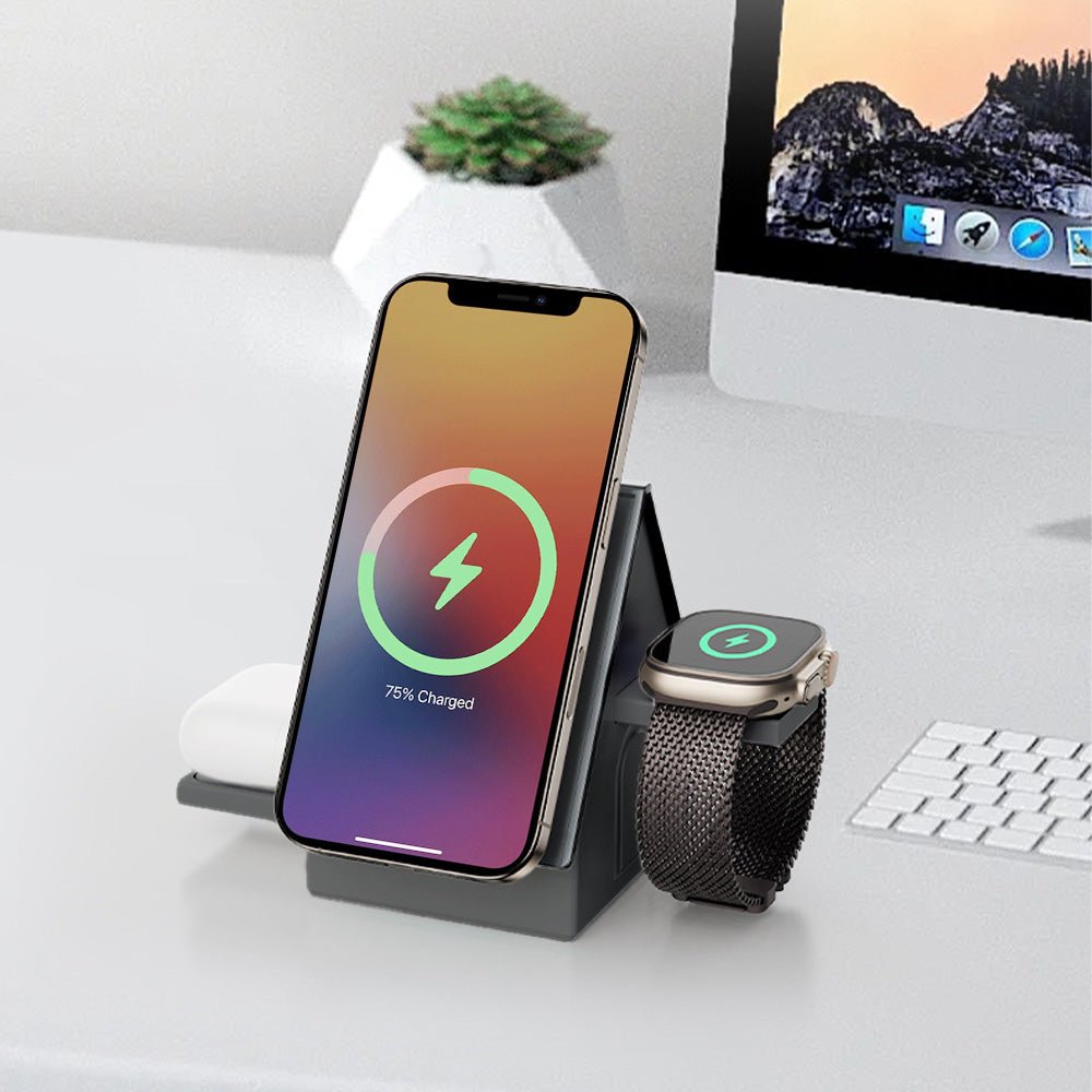 UniDock Sense 3 - in - 1 MagSafe Wireless Charger - Moderno Collections