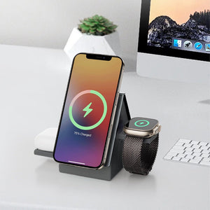 Thumbnail for UniDock Sense 3 - in - 1 MagSafe Wireless Charger - Moderno Collections