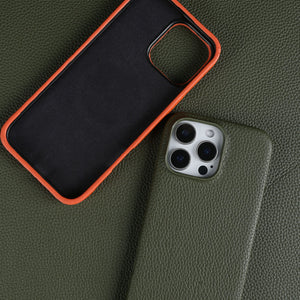 Thumbnail for VelourArc Leather iPhone Case - Moderno Collections