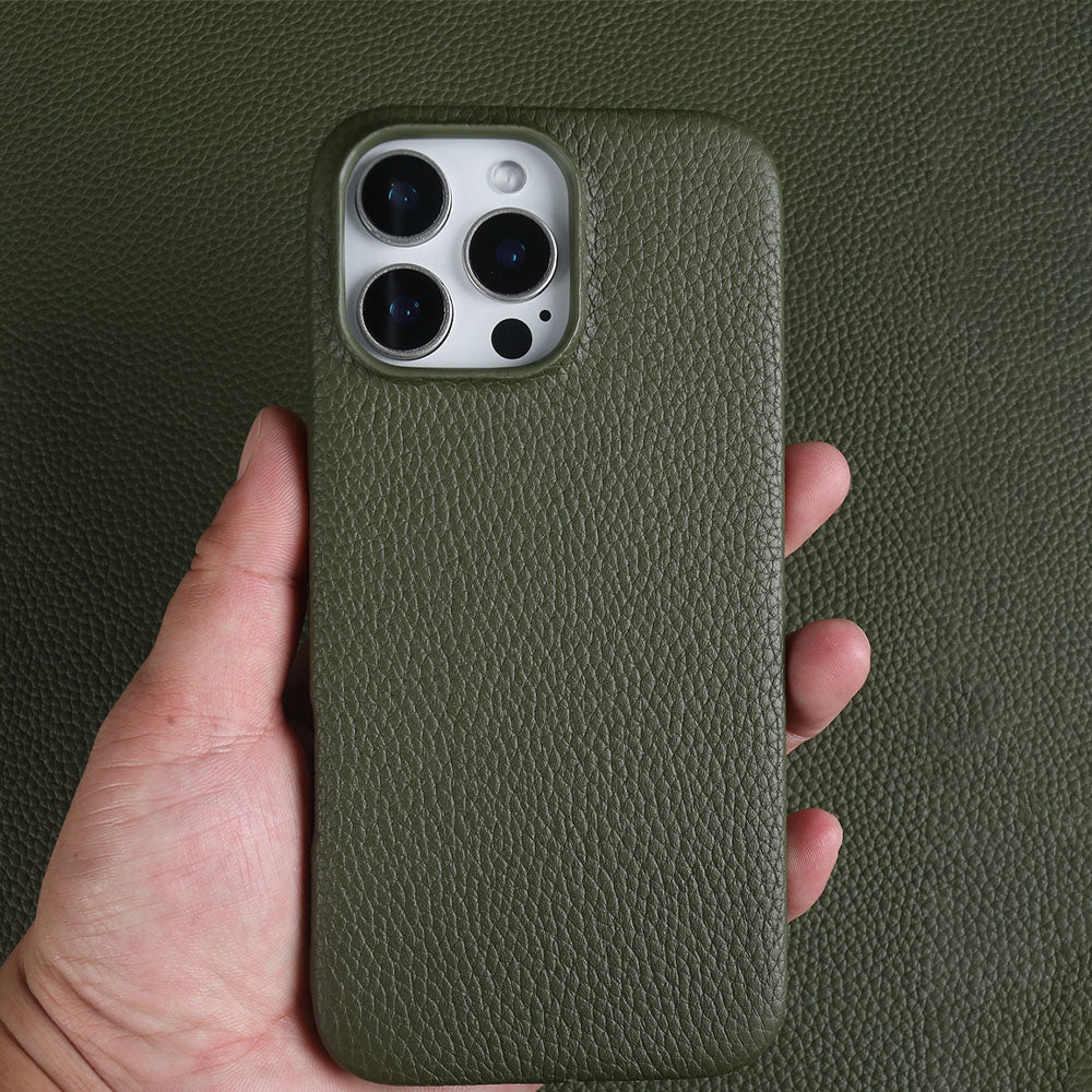 VelourArc Leather iPhone Case - Moderno Collections