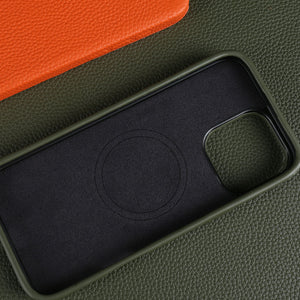 Thumbnail for VelourArc Leather iPhone Case - Moderno Collections
