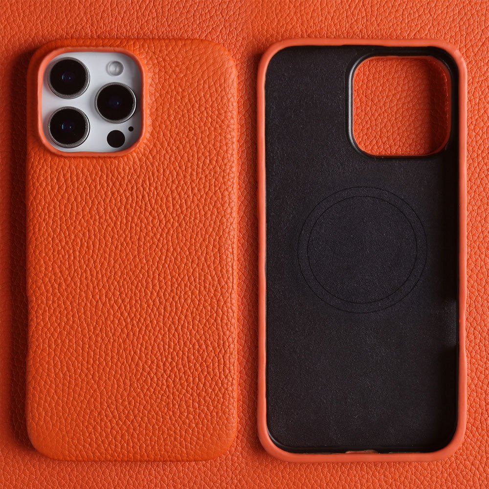 VelourArc Leather iPhone Case - Moderno Collections