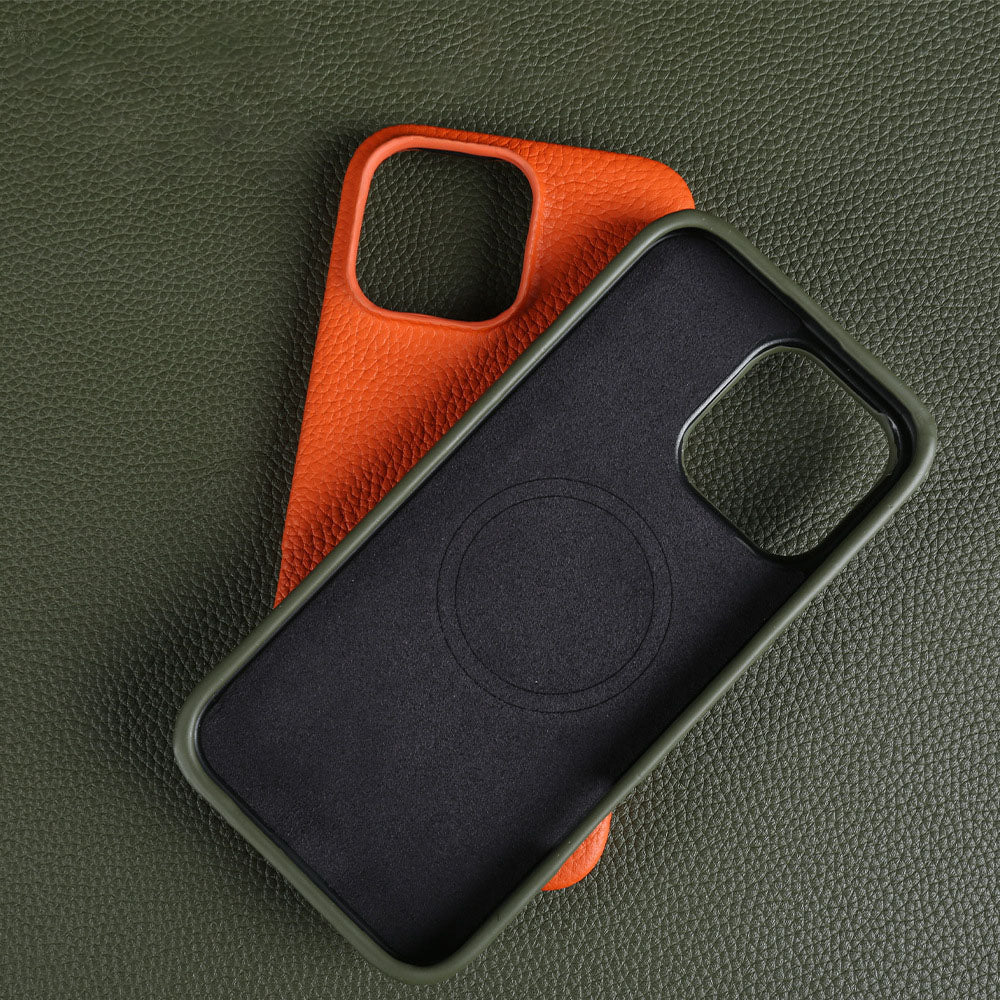VelourArc Leather iPhone Case - Moderno Collections