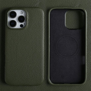 Thumbnail for VelourArc Leather iPhone Case - Moderno Collections