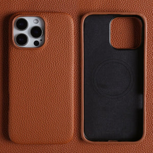Thumbnail for VelourArc Leather iPhone Case - Moderno Collections