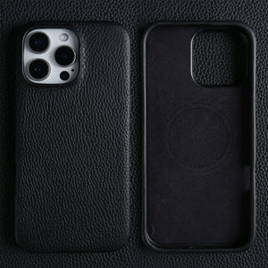 Thumbnail for VelourArc Leather iPhone Case - Moderno Collections