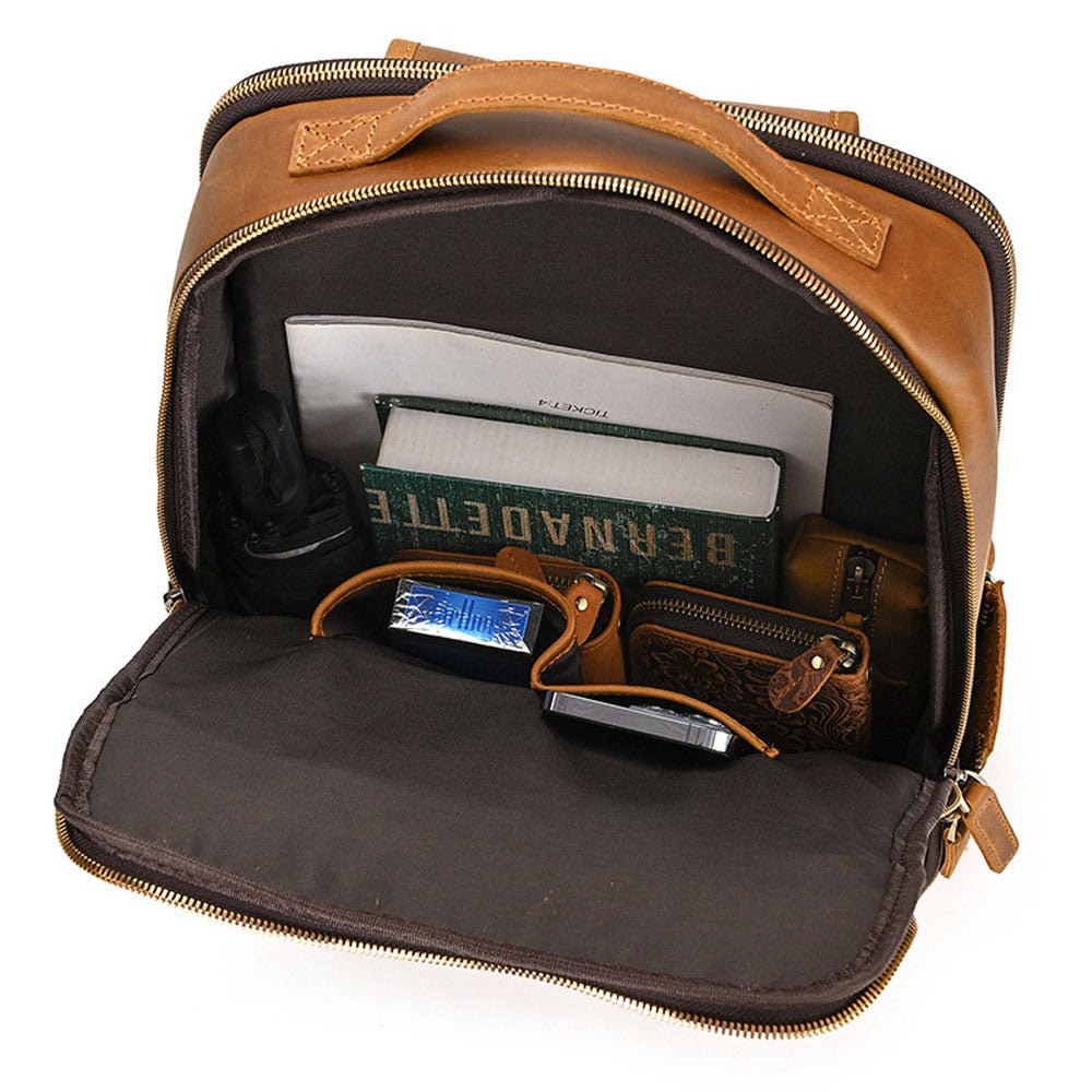 VentMesh Pro Leather Backpack - Moderno Collections